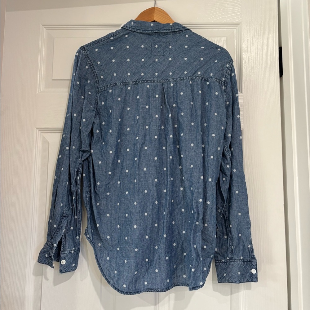 Rails Blue Polka Dot Women's Top - Picture 6 of 10